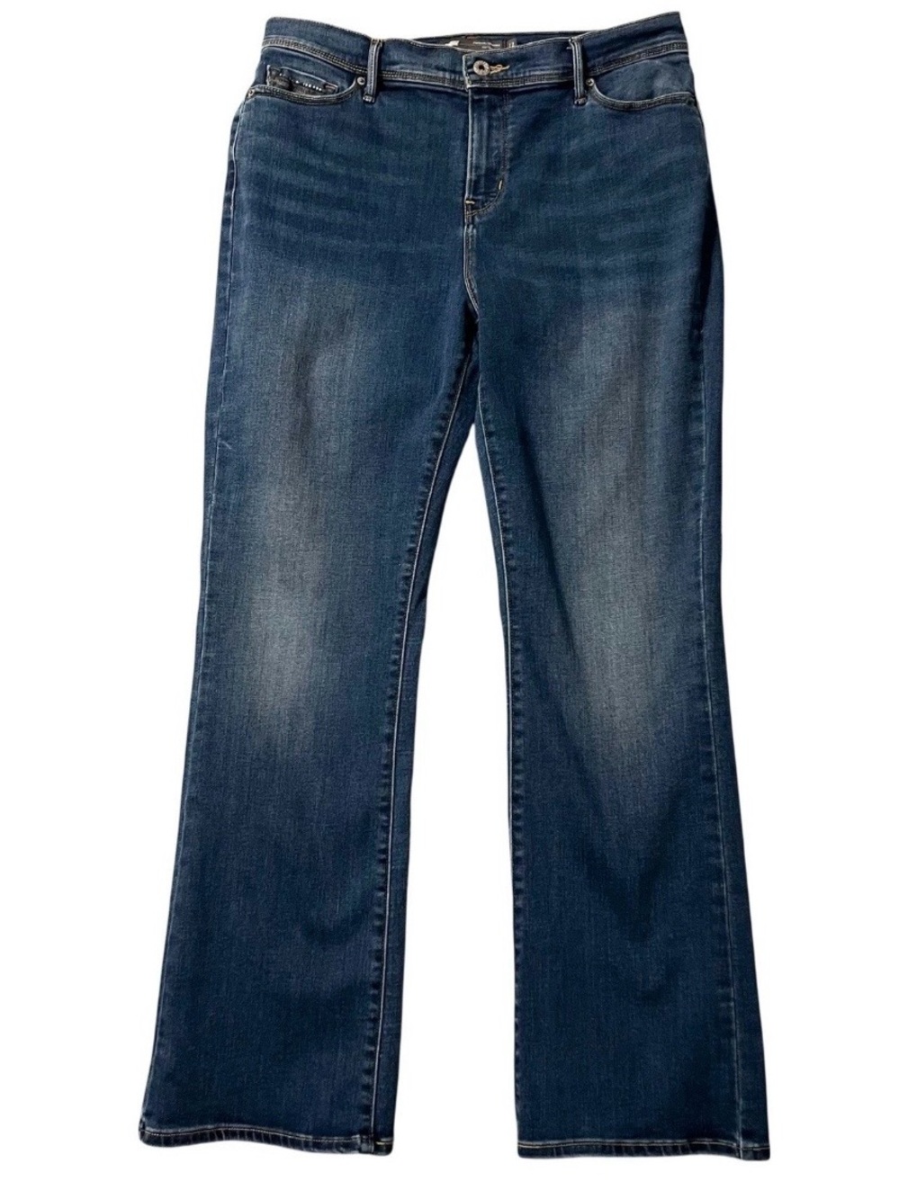 Levis Jeans Women 12 (31x30) Blue 512 Bootcut Perfectly Slimming Stretch Cowgirl